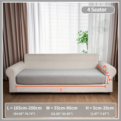 Waterproof stretch sofa cover, modern non-slip couch protector, pet-friendly elastic slipcover for living room, fits all seat and L-shaped sofas.