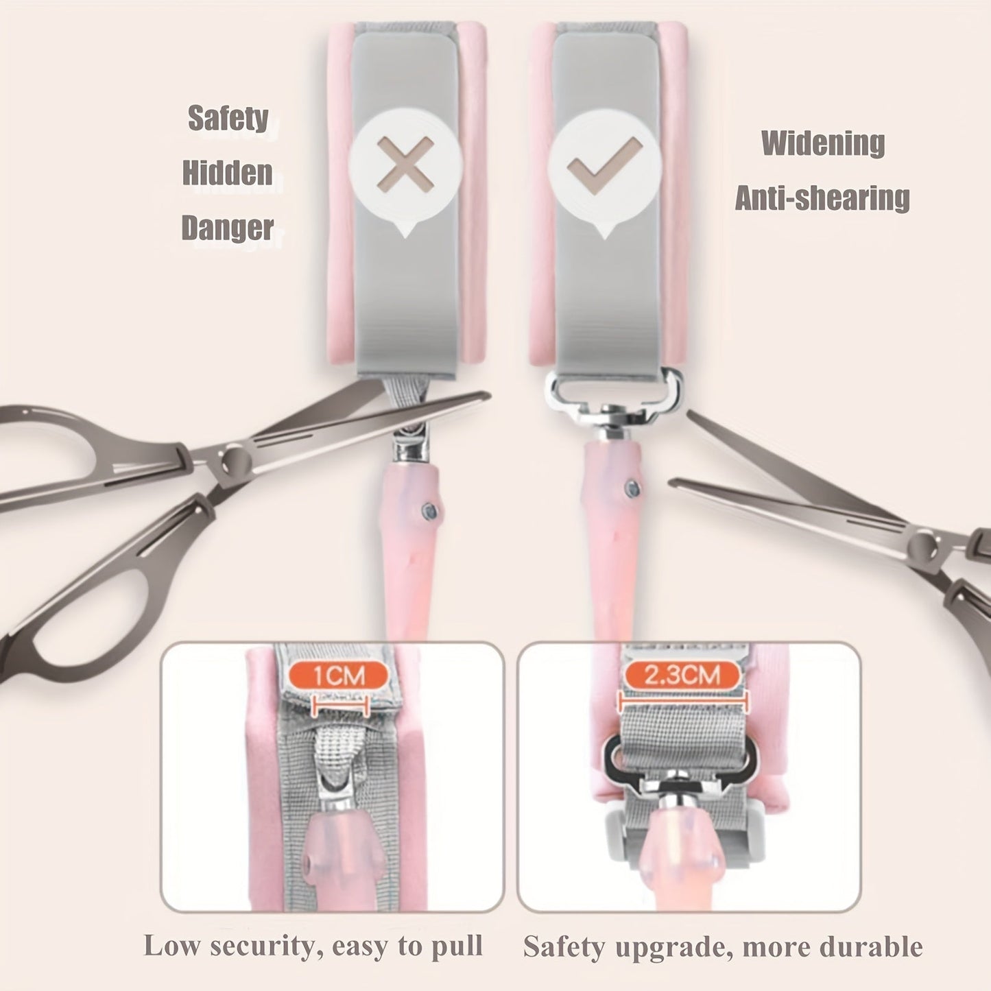 Keep your child close with our Toddler Anti-Lost Wrist Link Leash - Child Safety Harness with Key Lock and Reflective Rope. Suitable for kids aged 1-10, this upgraded walking accessory is a perfect gift for boys and girls on Christmas, Halloween, or