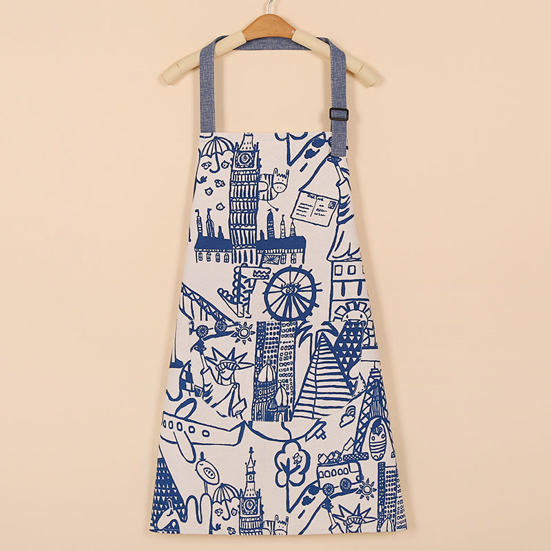 Adjustable bib aprons with big pocket, waterproof for cooking, baking, and chefs. Suitable for men and women.