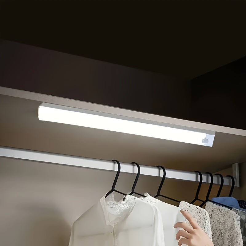 Cabinet light with wireless motion sensor LED strip for various rooms, battery powered.