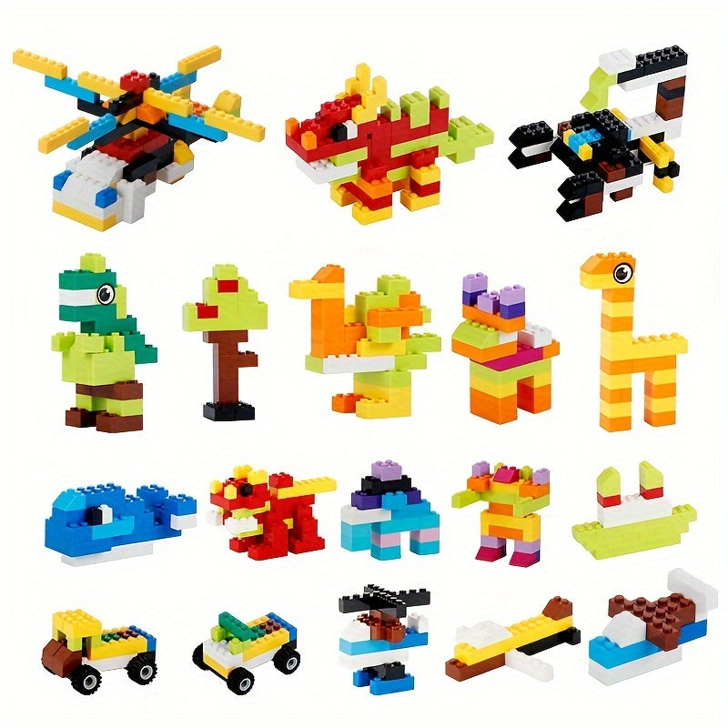 Educational assembly building blocks for kids, inspiring creativity and imagination. 500 pieces in a bag, great for kindergarten and birthdays.