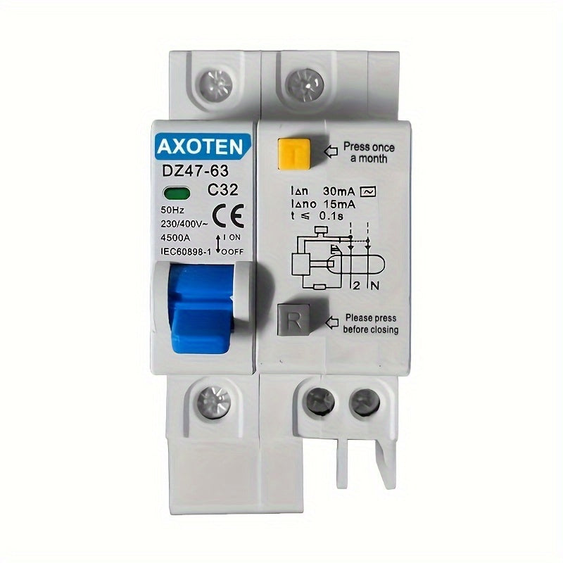 DZ47LE-63/1P Small Leakage Circuit Breaker for household protection against leaks.