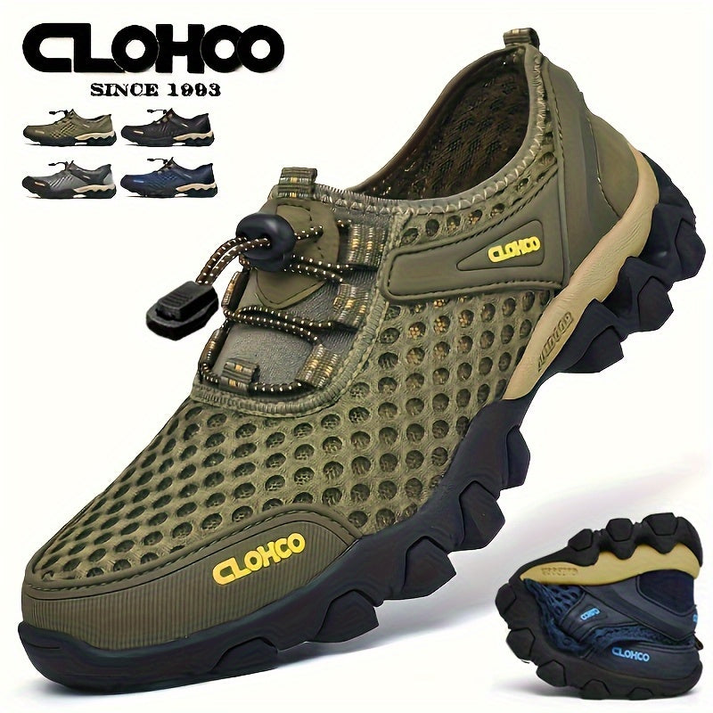 CLOHOO Men's Breathable Casual Sneakers - Comfortable, Durable Shoes for Outdoor & Casual Wear, CLOHOO