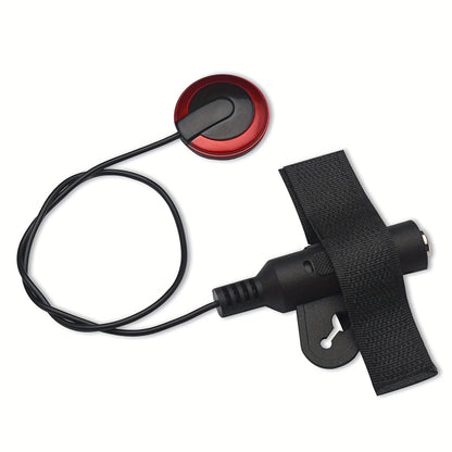 Dragonfly style contact microphone pickup for various instruments including guitar, violin, viola, cello, and banjo. Comes with a strap button hanger and piezo mic pickup.