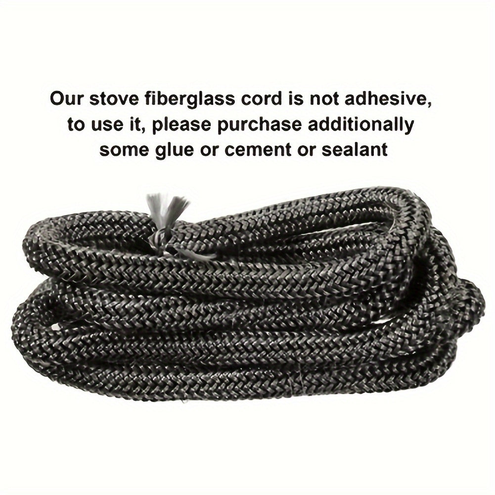 Our high-quality fiberglass seal rope is designed for high-temperature environments, making it ideal for wood stoves. The 198.12cm black door gasket is perfect for fireplaces and pellet stoves, enhancing efficiency and ensuring safe indoor use.