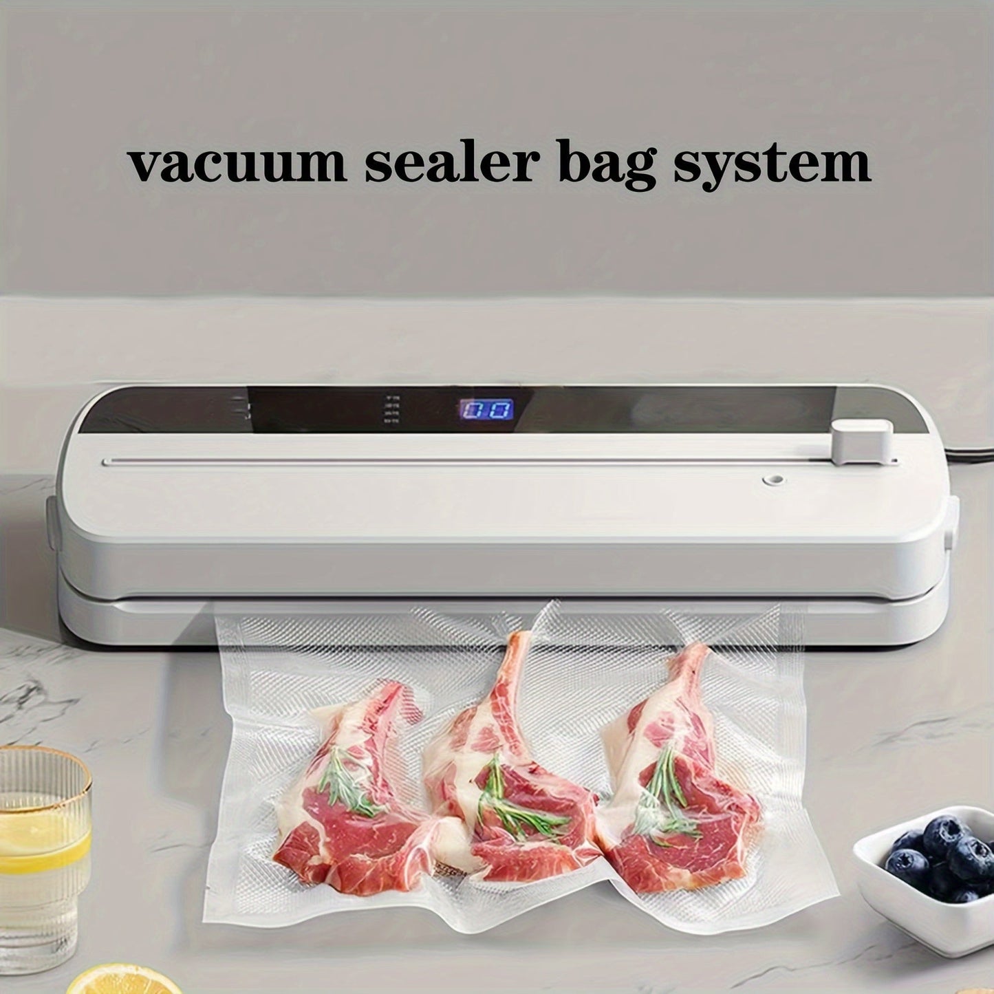 Vacuum Bags for Food Preservation - Sealed Bag for Vacuum Sealer, Sous Vide Meal Prep, and Long-Term Freshness in the Kitchen