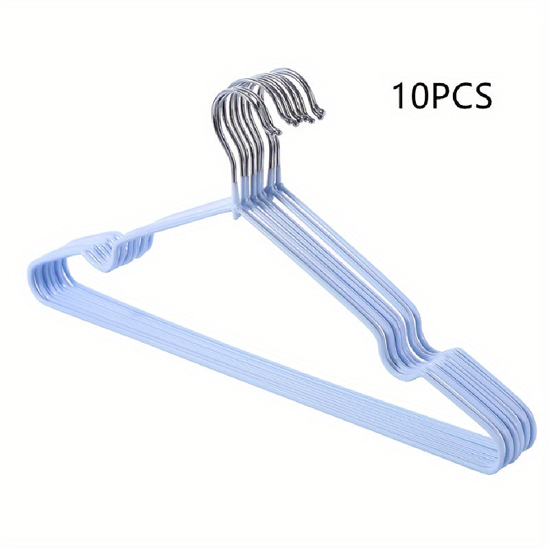 Hanger set includes 10/20pcs with Anti-slip Design, Traceless and Heavy-Duty Coat Hanger. Perfect for Clothes Drying, Storage, and Organization in Bedroom, Bathroom, and Home.