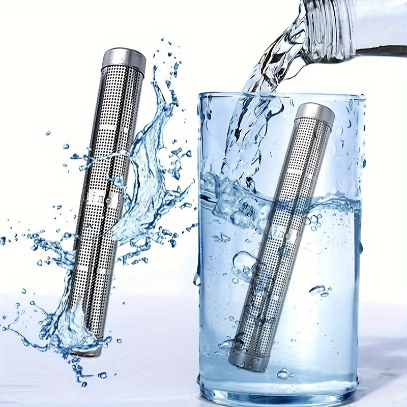 Portable Hydrogen & Mineral Energy Water Filter Stick - Stainless Steel, No Electricity Required, Perfect New Year's Gift