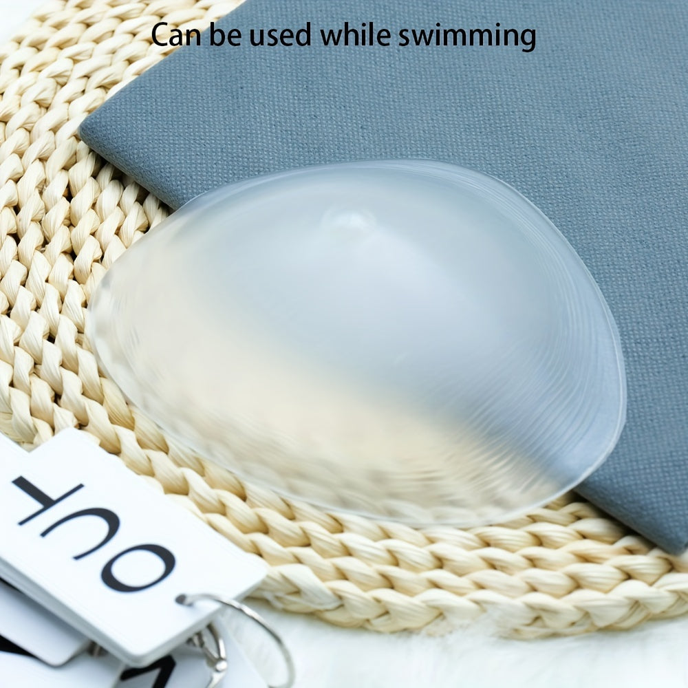 Enhance your chest with invisible silicone bra pads. Perfect addition to women's lingerie and underwear.