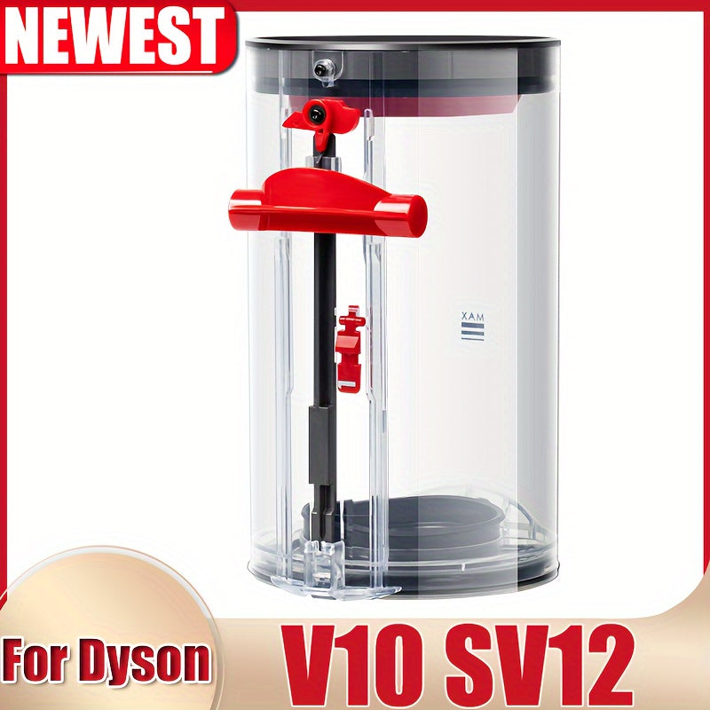 Large dust bin replacement part for Dyson V10 and SV12 vacuum cleaners - not compatible with V12.