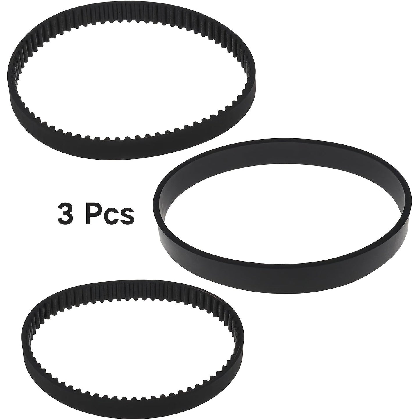 Get a set of 3 replacement belts for your Bissell Proheat 2X Revolution Pet Carpet Cleaners. These belts are compatible with models 1548, 1551, 1551W, and 1550 Series, and can replace parts 1606419, 1606418, and 1606428.