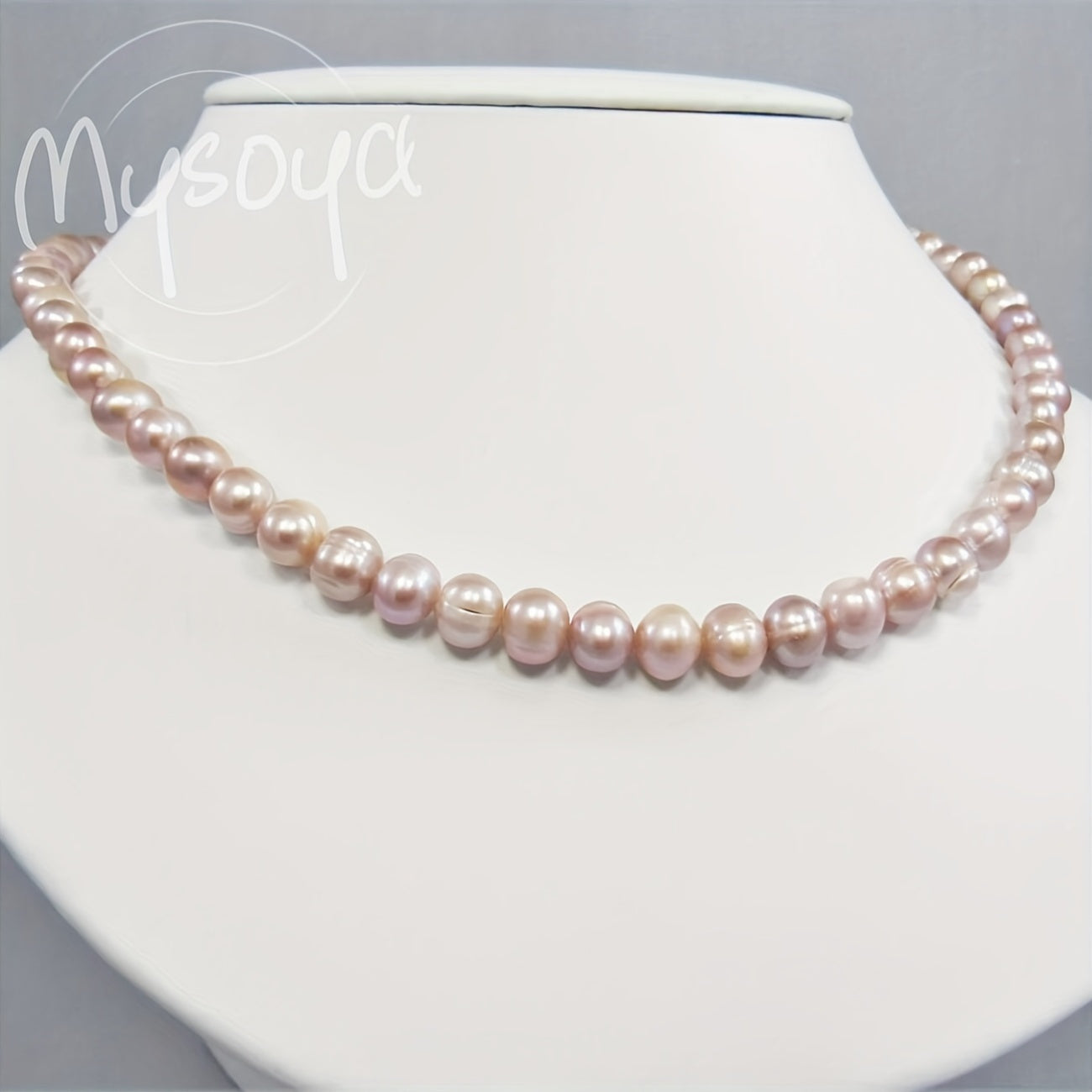 Handcrafted with care, the MYSOYA 100% Handmade Natural Pearl Pink Freshwater Pearl Necklace Set is perfect for all occasions. Includes a gift box for easy gifting. Ideal for daily wear, parties, birthdays, anniversaries, Valentine's Day, Christmas, and