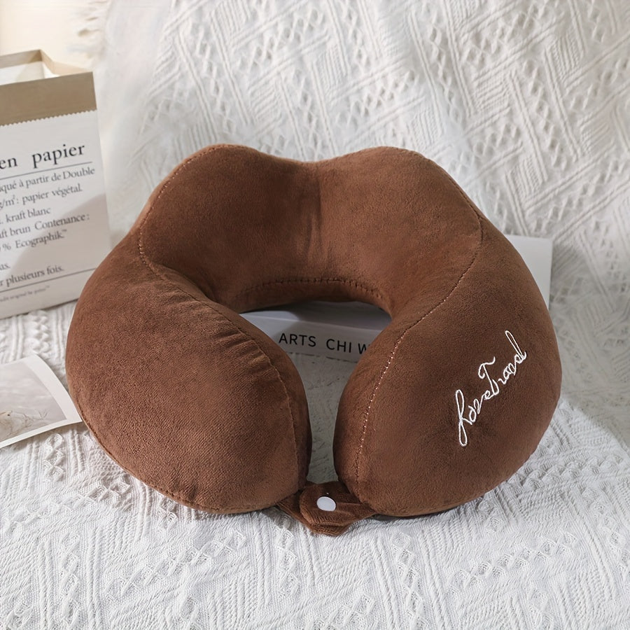 U-shaped Pillow with Neck Support for Travel, Airplanes, and Office Naps - Portable and Specialized Adult Neck Pillow