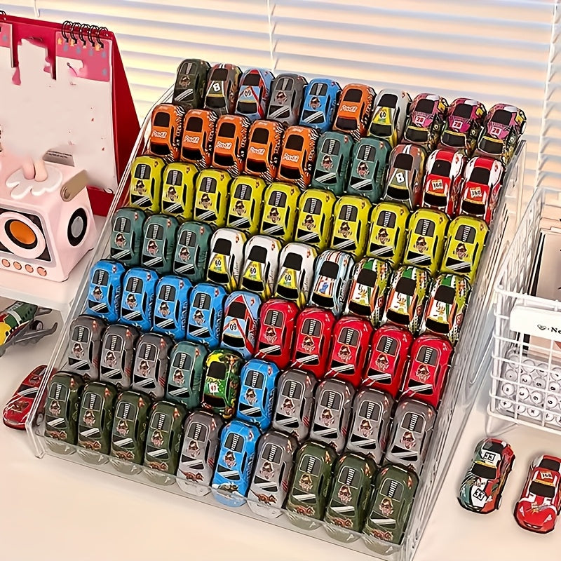 The 1/64 Scale Matchbox Wheel Toy Car Display Box Can Store 70 Transparent Shelves for Toy Cars.