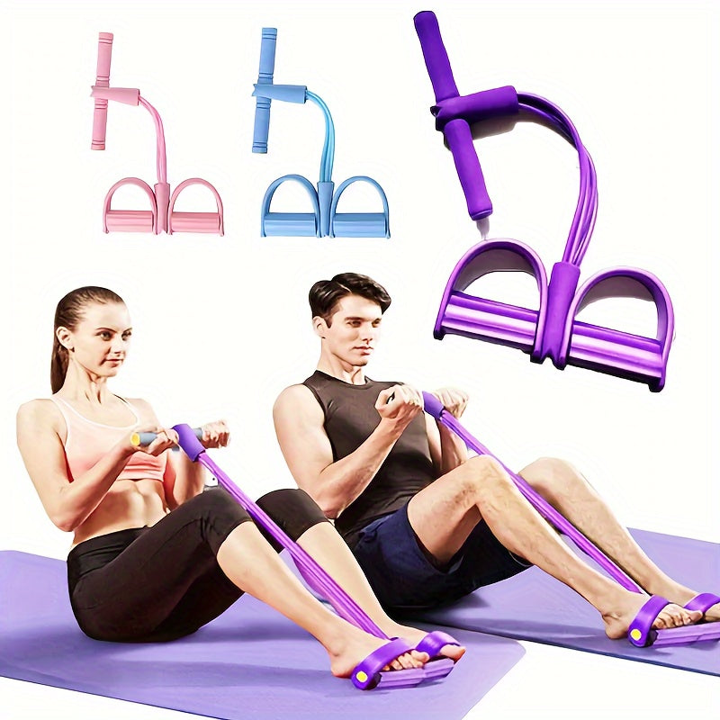 Versatile Pedal Puller and Sit-Up Set - Quality Fitness Equipment, Great for Stretching and Yoga, Durable TPE Material, Ideal Gift