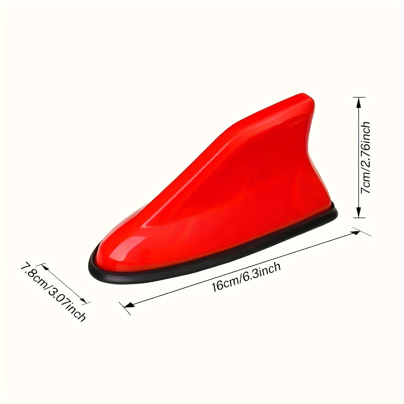 Universal Car Shark Fin Antenna for Auto Radio Signal Decoration.