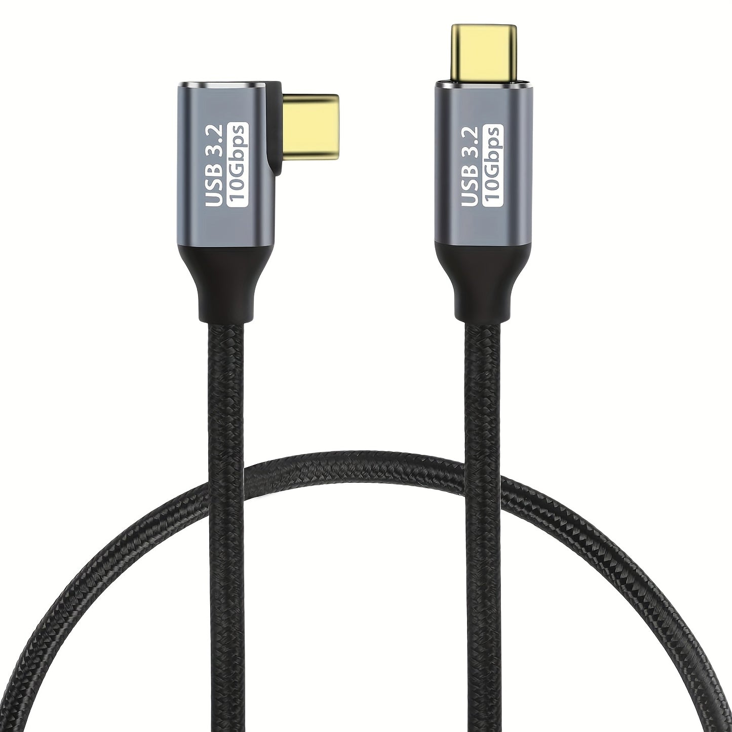 8K 60Hz USB-C video cable with 100W power delivery, suitable for laptops.