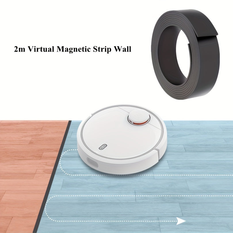 Boundary markers strip for Xiaomi Roborock S5 S50 S51 S52 robot vacuum cleaner

- 2-meter magnetic strip
- Non-electric
- Lightweight plastic
- Virtual wall tape accessory