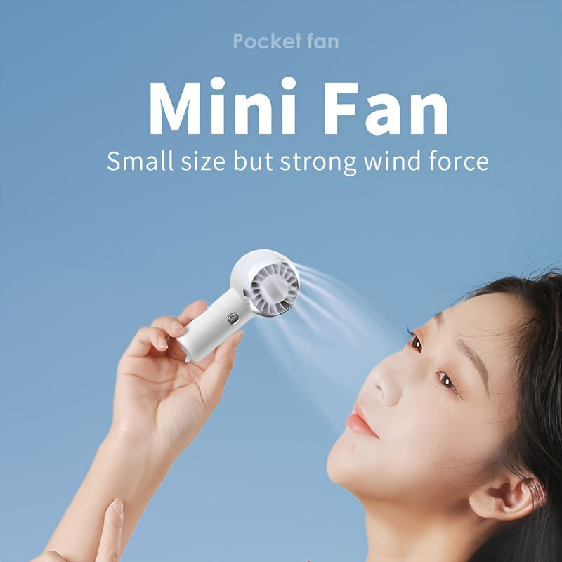 Compact and stylish, this 1pc Mini Wearable Fan is designed for women on the go. It features a portable USB rechargeable lithium battery, with a 3-speed adjustable 360° wind for high-speed cooling. Perfect for both indoor and outdoor use, this fan is