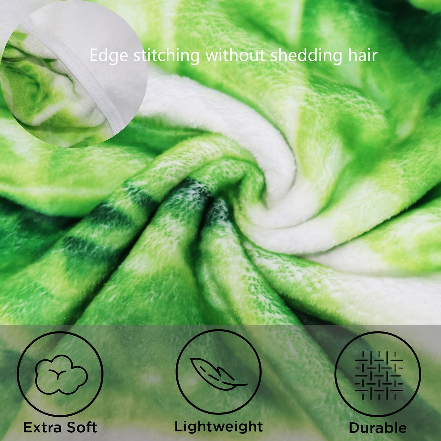 Soft and cozy vegetable print throw blanket - ideal for year-round use