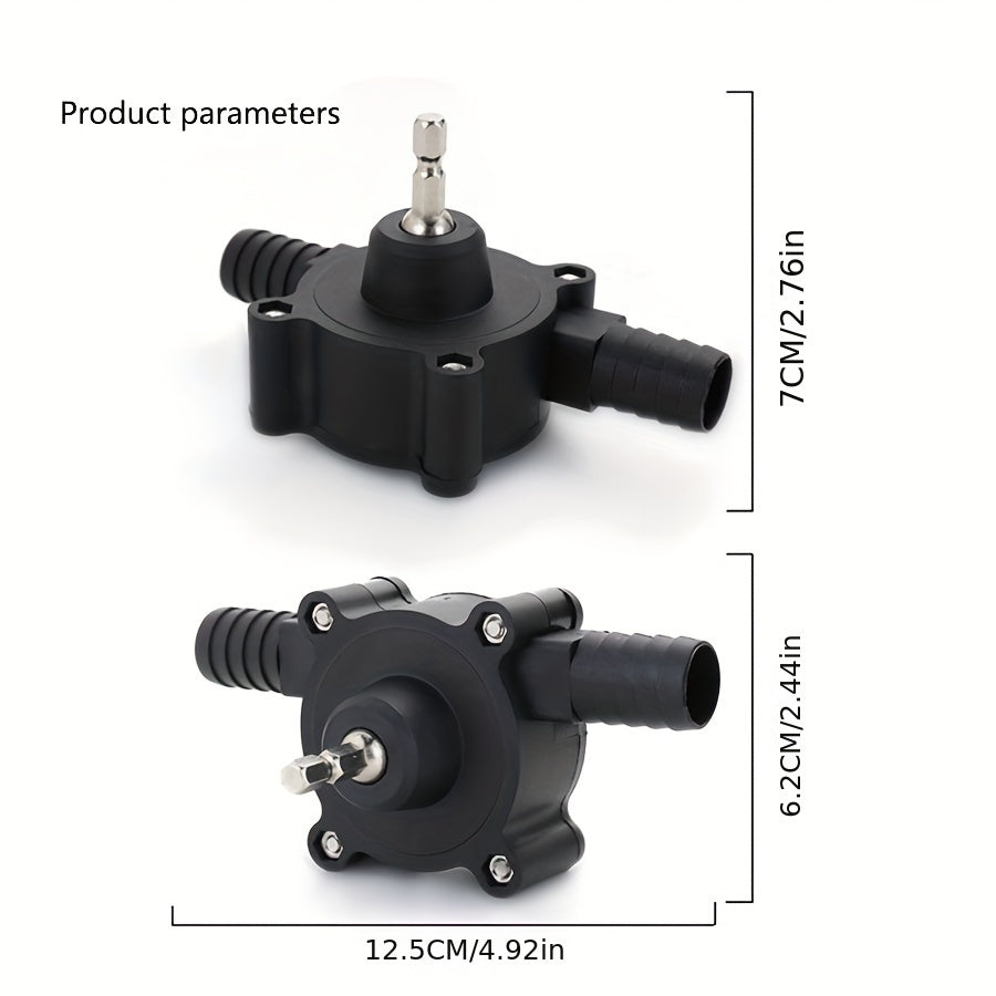 Портативный ручной насос для воды - самовсасывающий DC, без батареи, совместим с электрическими дрелями, легкий перенос жидкости, оптовая продажа, центробежный насос