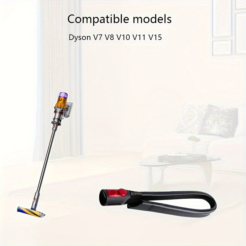 Dyson V7 V8 V10 V11 changyutgich aksessuarlari uchun bo'shliqlarni so'rish uchun mos uzun tekis nozzle so'rish boshligi