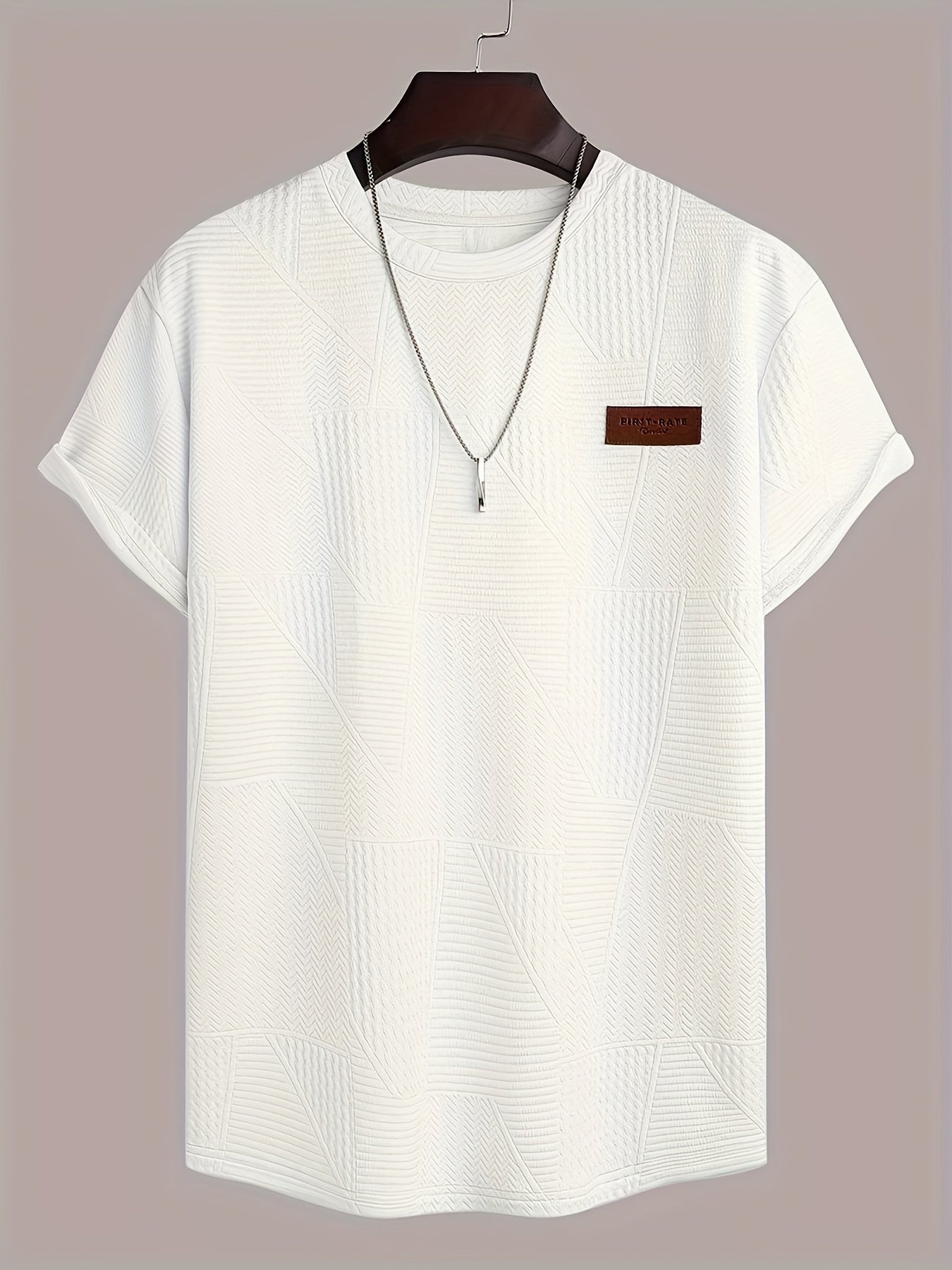 Jacquard Tee for Men