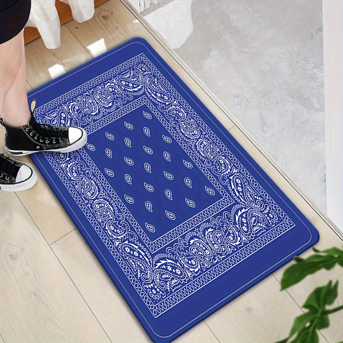 Waterproof Non-Slip Indoor Door Runner Rug for Kitchen, Home Office, Sink, Laundry - Quick Dry, Absorbent, Comfortable, 1 Piece