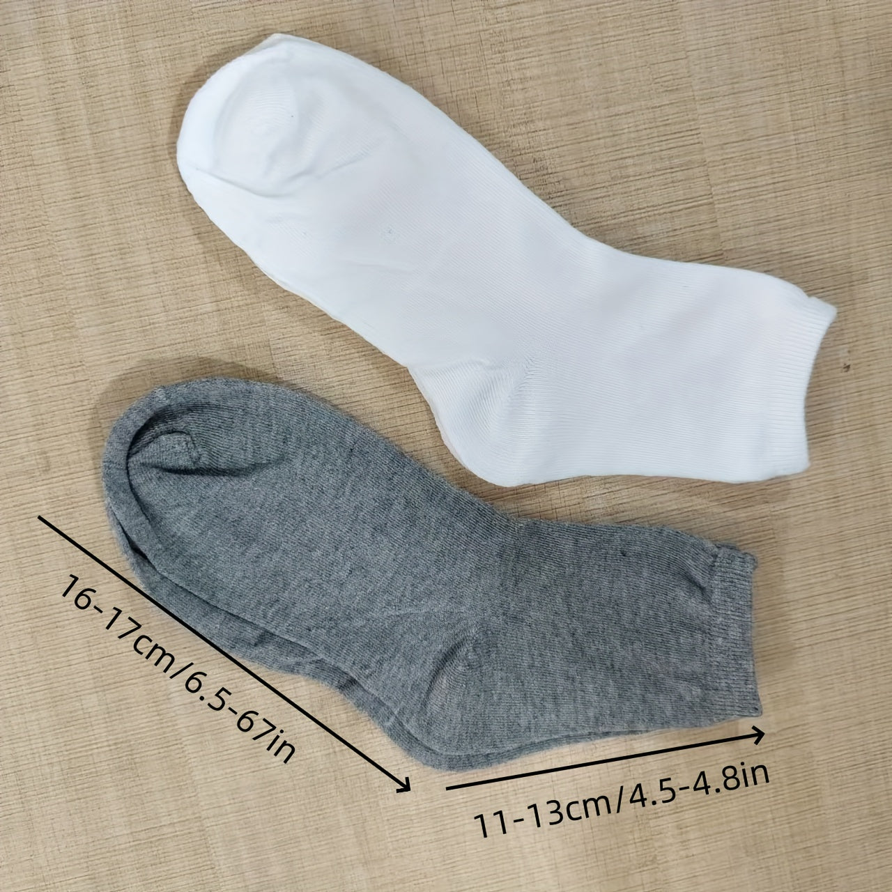 10 pairs of unisex diabetic socks made of breathable polyester fiber spandex blend with comfortable elastic knitted fabric, ideal for elderly.