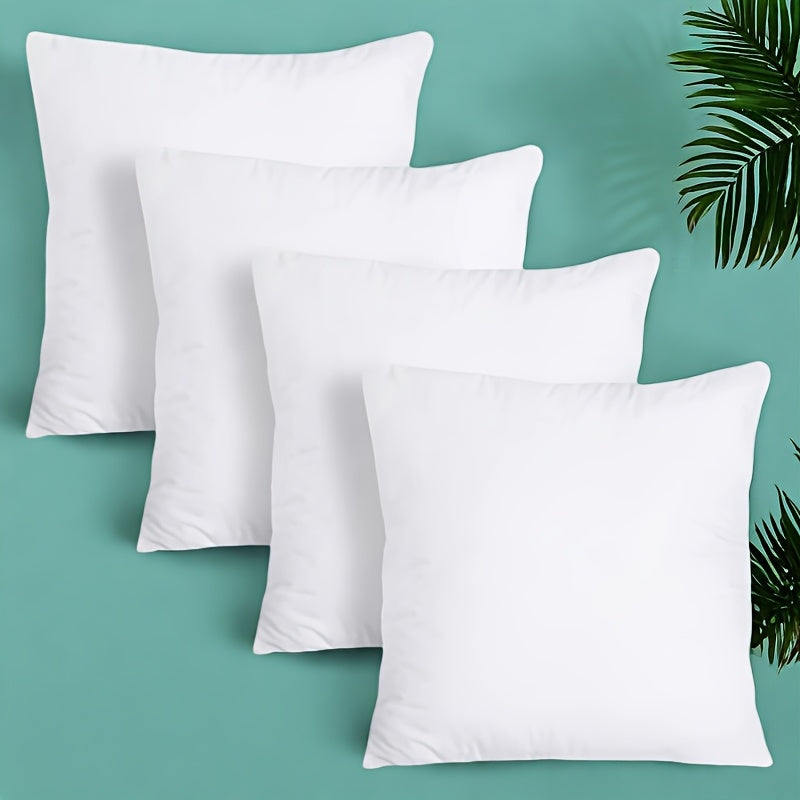 Premium throw pillow inserts with soft, durable polyester covers. Washable and suitable for sofa, bed, and holiday decor. Features zip closure and classic pillow style with polyester fiber fill. Perfect for seasonal decoration and Christmas decor.