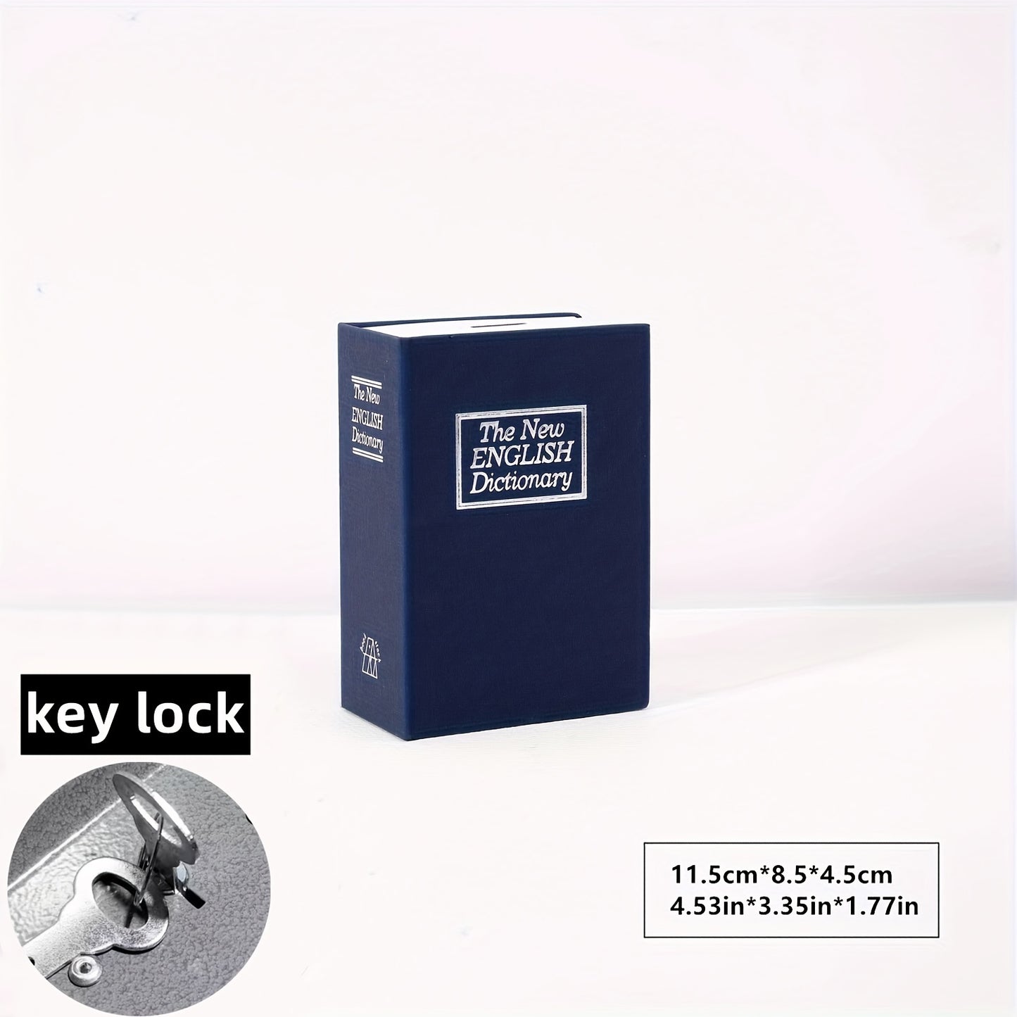 1pc Book Money Box with Password Lock, Safe storage for valuables such as cash, jewelry, passports.