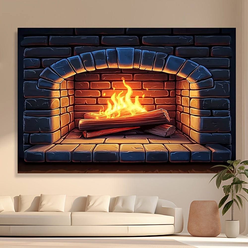 Enhance the festive atmosphere in your home with this 3D Realistic Fireplace Background Cloth! Perfect for family photos, seasonal activities, and special occasions, this beautiful setting adds charm and warmth to any gathering. Elevate your fireplace