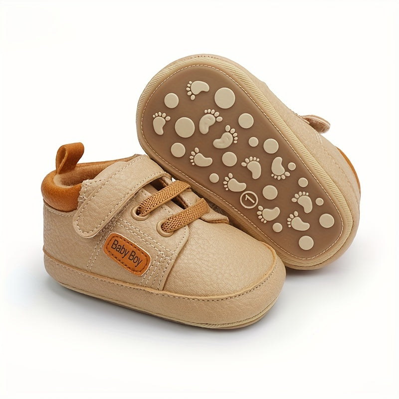 KBB Baby Shoes: 0-1 Years, Spring/Autumn, Low Top, Soft Sole, Anti-Slip Solid Design