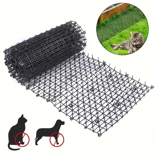 1 piece 200cm x 30cm anti-cat thorn pad for repelling cats, with nails, rolls, netting and in vegetable gardens to prevent pet trampling.