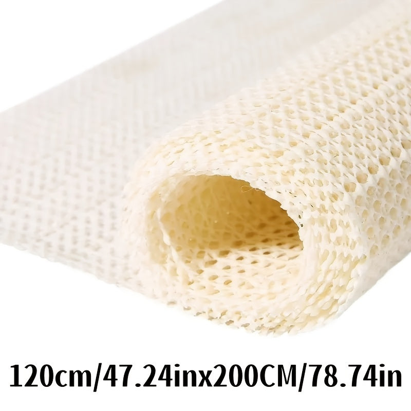 Durable PVC Non-Slip Mattress Protector, Easily Customizable, Simple to Clean, Features Non-Woven Mesh for Added Stability on Sofas, Carpets, and Yoga Mats, Perfect for Home Use