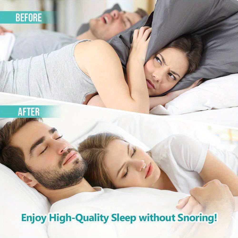 4 comfortable silicone magnetic nose clips improve sleep quality by keeping nasal airways clear for peaceful nights. Safe, easy-to-clean snoring solution is travel-friendly.