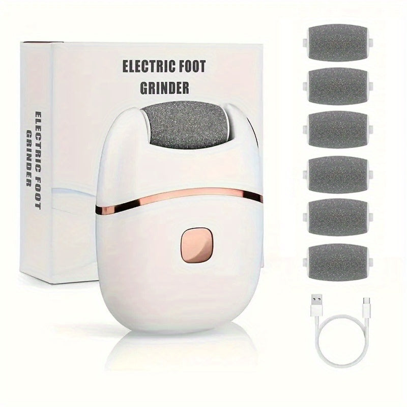 1 piece Rechargeable Electric Foot Grinder for Thick Leather Polishing