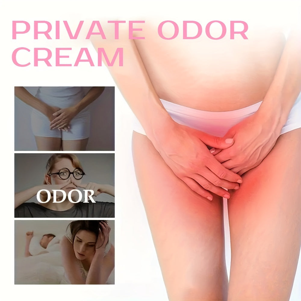 Women's odor cream, gentle and long-lasting, controls odor in delicate areas. 1.76oz/50g.