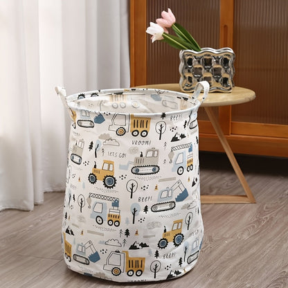 Multi-functional Storage Bag - Collapsible Laundry Hamper & Toy Organizer with Large Capacity, Convenient Handles and Stylish Fabric for Any Room, Storage Baskets for Laundry and Toys