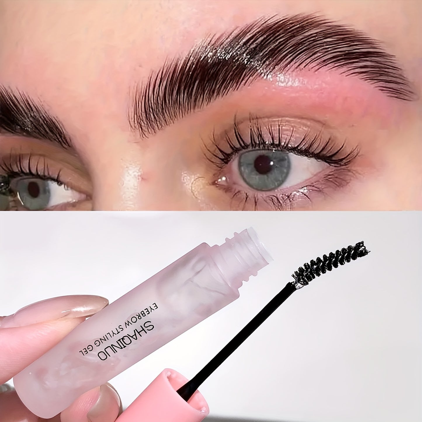 3D Wild Eyebrow Fixing Glue with long-lasting waterproof and sweat-proof formula for bold and natural brows. Ideal gift for women on Valentine's Day or Mother's Day.