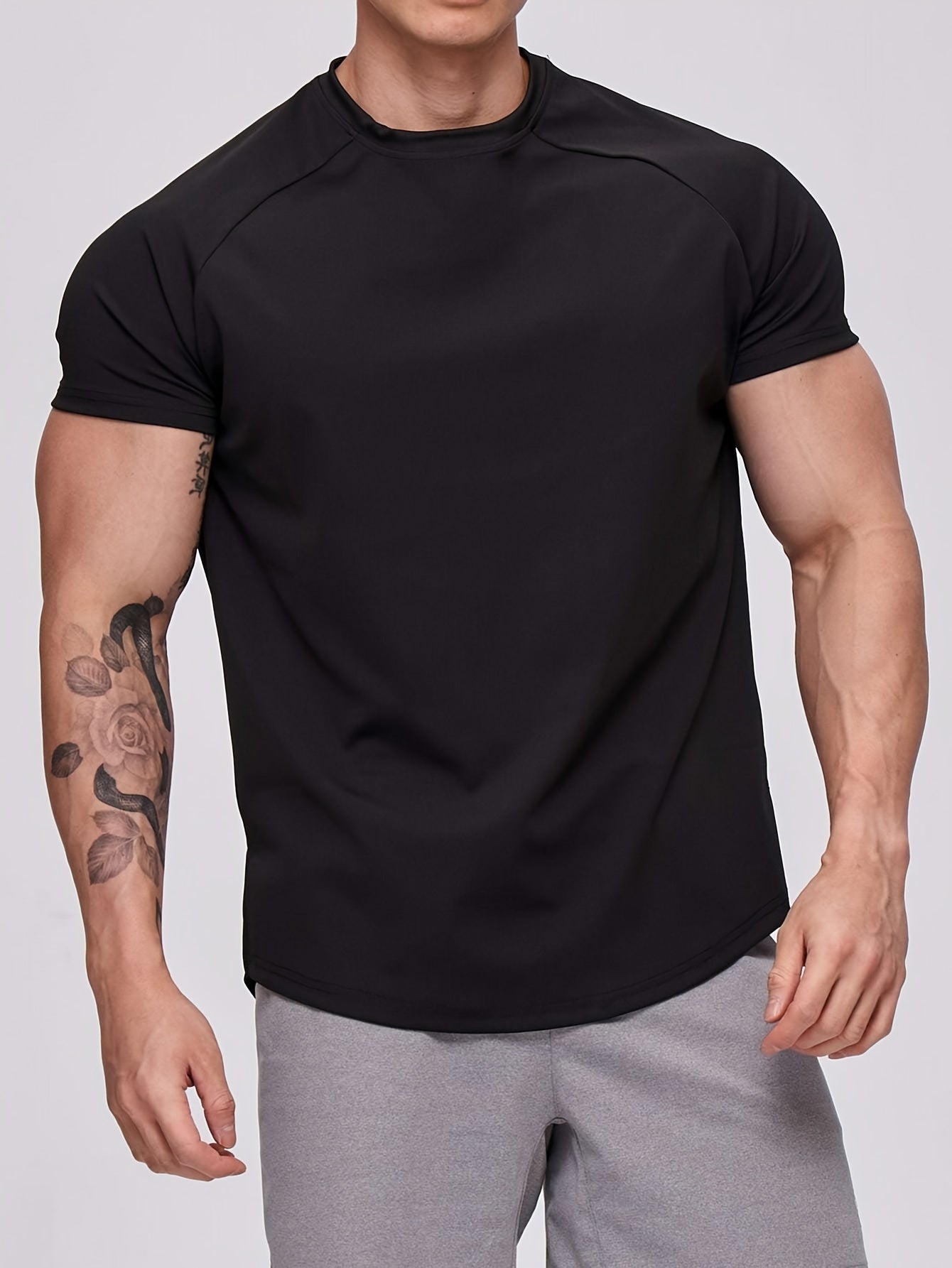 Men's Casual Stretch Sports T-shirt for Summer