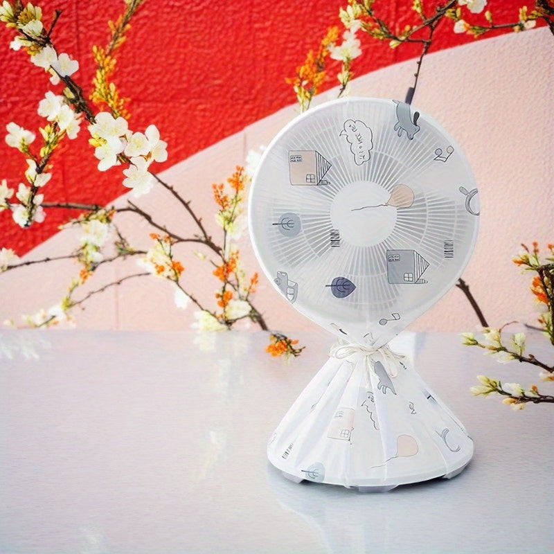 Introducing the Pridola Fan Dust Protector - a durable and washable fabric cover designed to fit all vertical floor fans. Keep your fan dust-free with this easy-to-install protective cover.