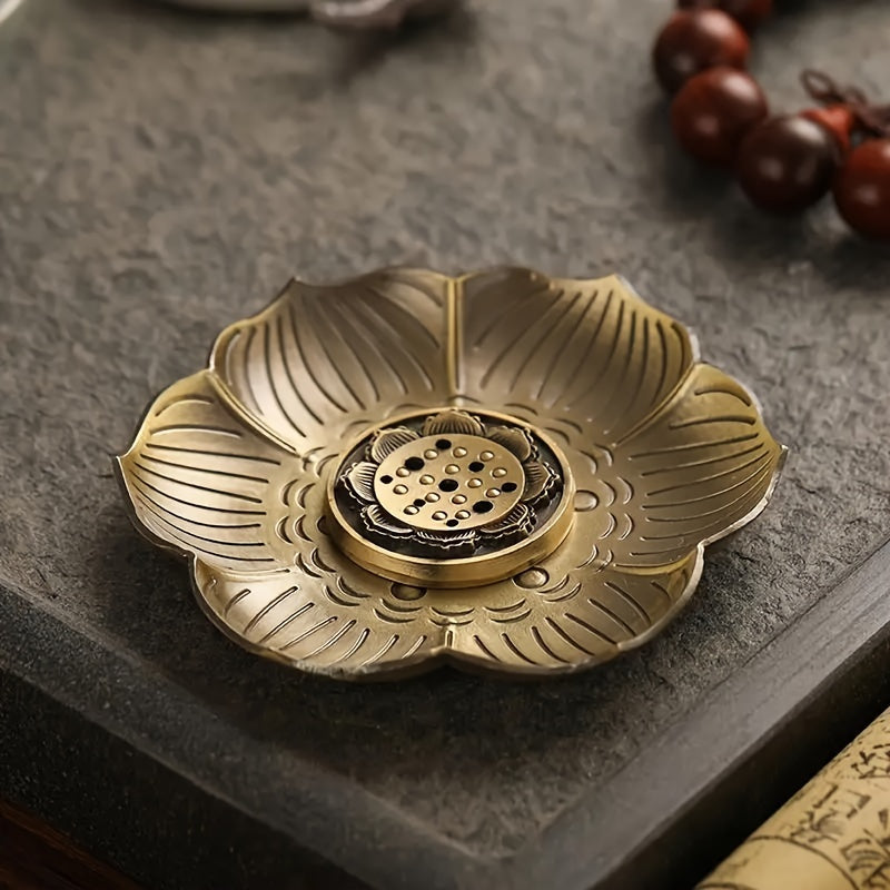 Elegant plum blossom incense holder for serene spaces. Perfect gift idea for spa and meditation lovers.