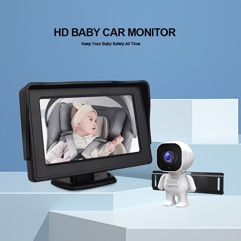 Camera mirror for cars, in-car safety monitor with camera for monitoring in the car