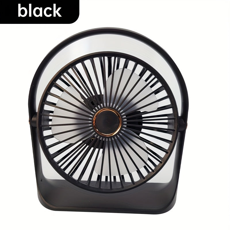 Get into the holiday spirit with the versatile 6-Inch LED display fan that also doubles as a night light. This USB rechargeable fan features quiet operation and a portable design, making it perfect for use on your desk or in your dorm. It's ideal for use