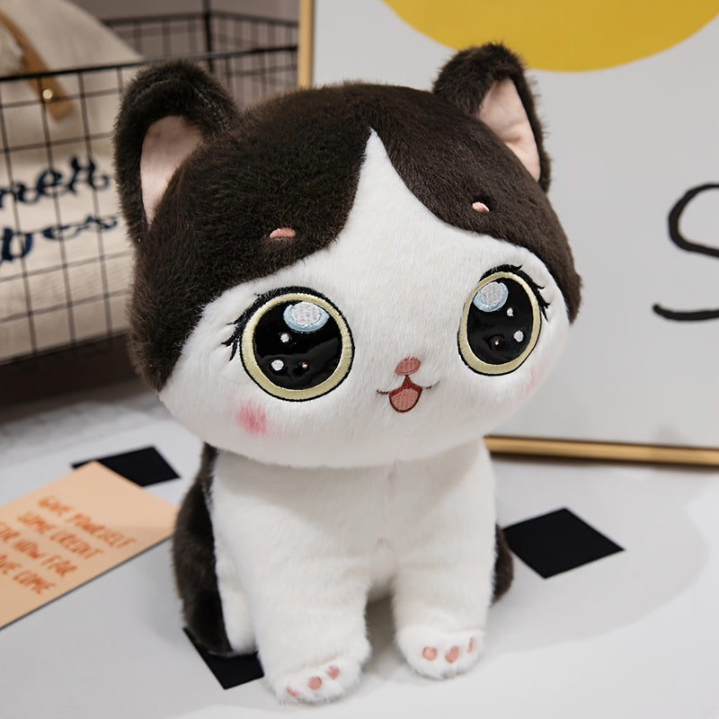 Cute and fluffy simulation cat plush toy - perfect gift for friends and family. Great for home decor.