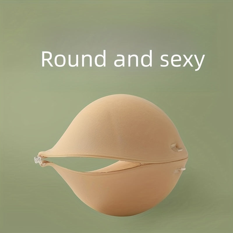 Reusable self-adhesive nipple covers for lift, strapless push-up breast pasties.