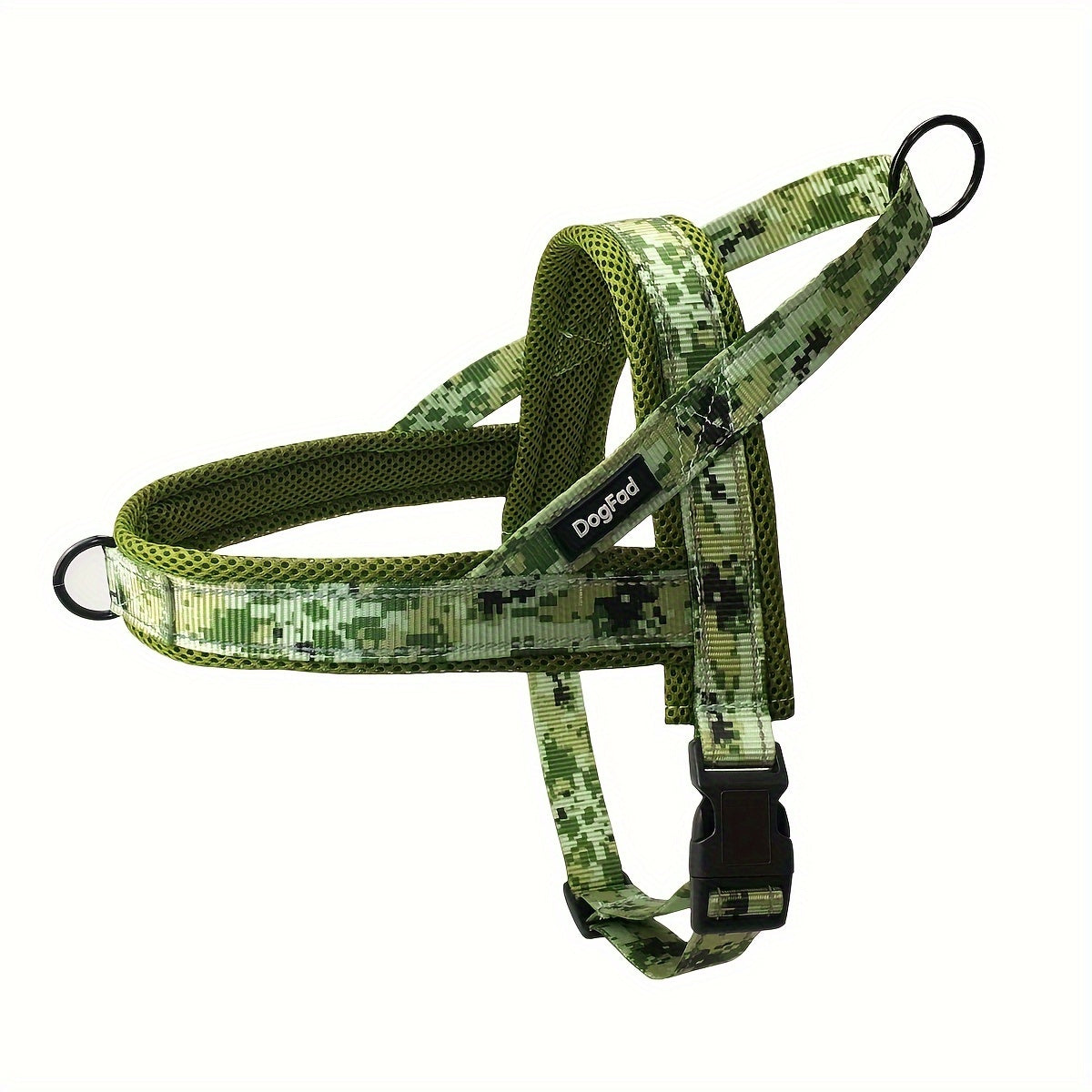 DogFad Reflective No-Pull Dog Harness - Adjustable and Escape-Proof, Hand-Wash Only, for Small to Large Breeds