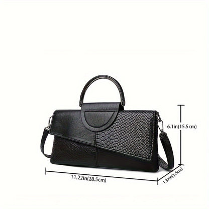 Women's Retro Crocodile Pattern Clutch Purse