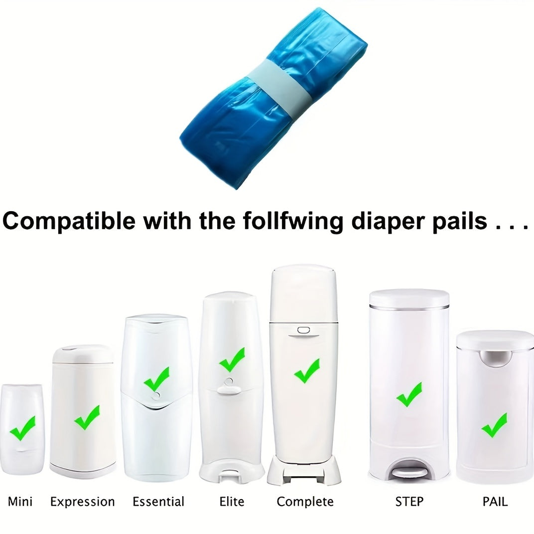 Ultra-Durable Diaper Genie Refill Bags - Extra-Long and Thick to Block Odors and Hold Diapers Securely